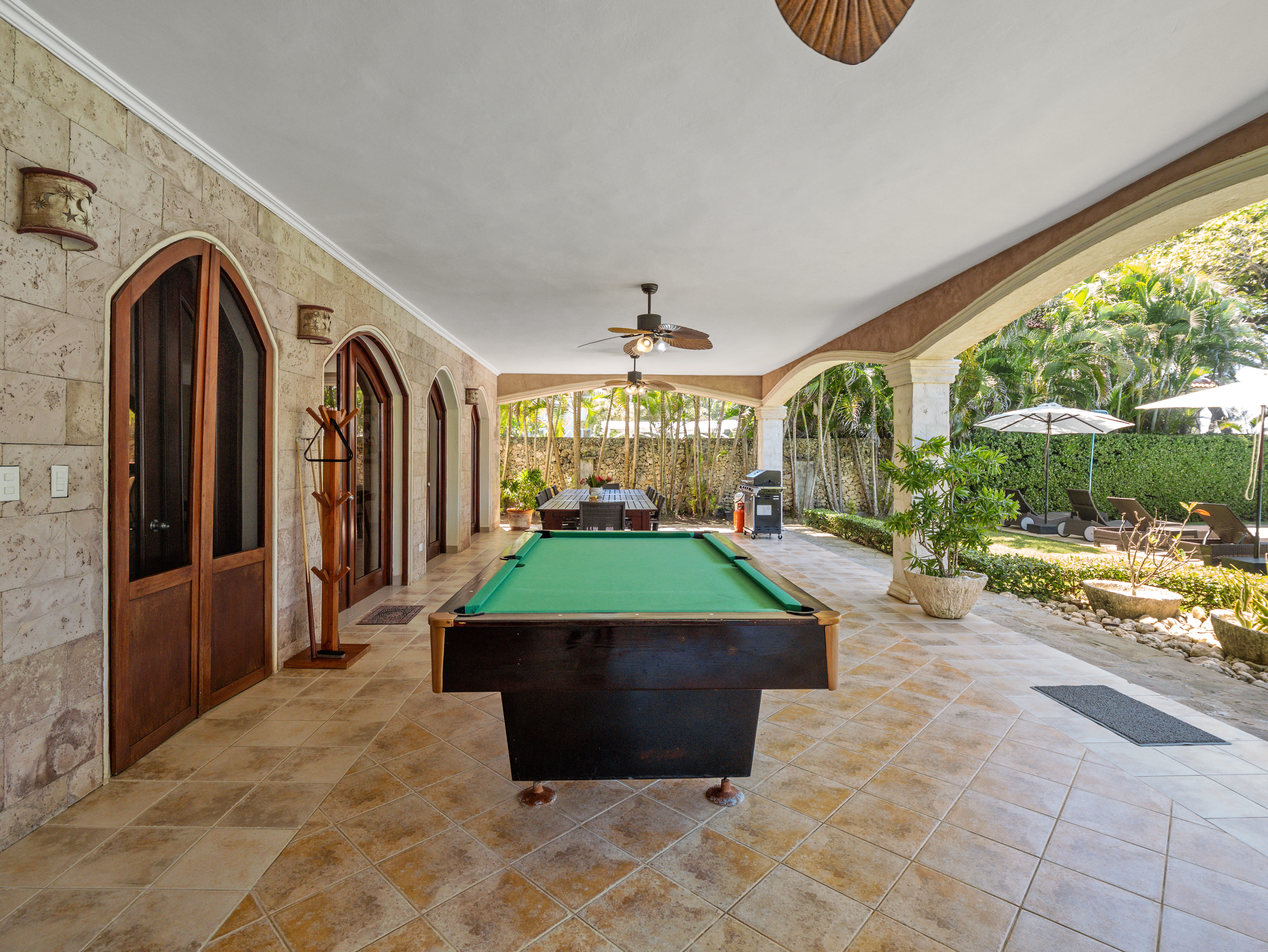 Private pool and terrace at Villa Valesta